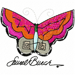 Butterfly Embroidery Design 7